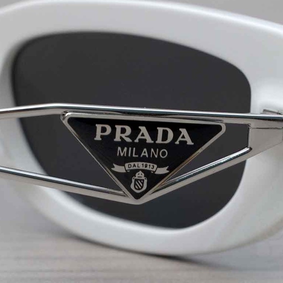 Prada White and Black Sunglasses main image 6